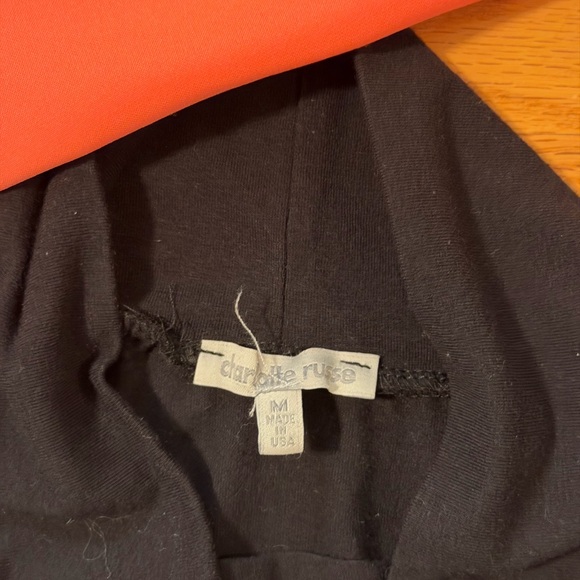 Charlotte Russe Neon Pink and Black Mesh Top Mini Skirt Set - Picture 5 of 5